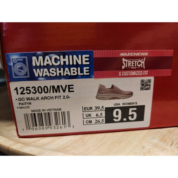 Skechers Go Walk Arch Fit 2.0 Paityn – Women’s 9.5 Mauve Slip-On Shoe NWT - Picture 9 of 11